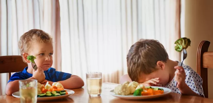 طريقة التعامل مع الطفل الانتقائي في الطعام